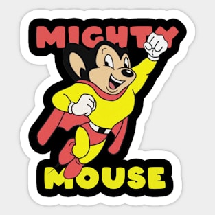 Mighty mouse Sticker